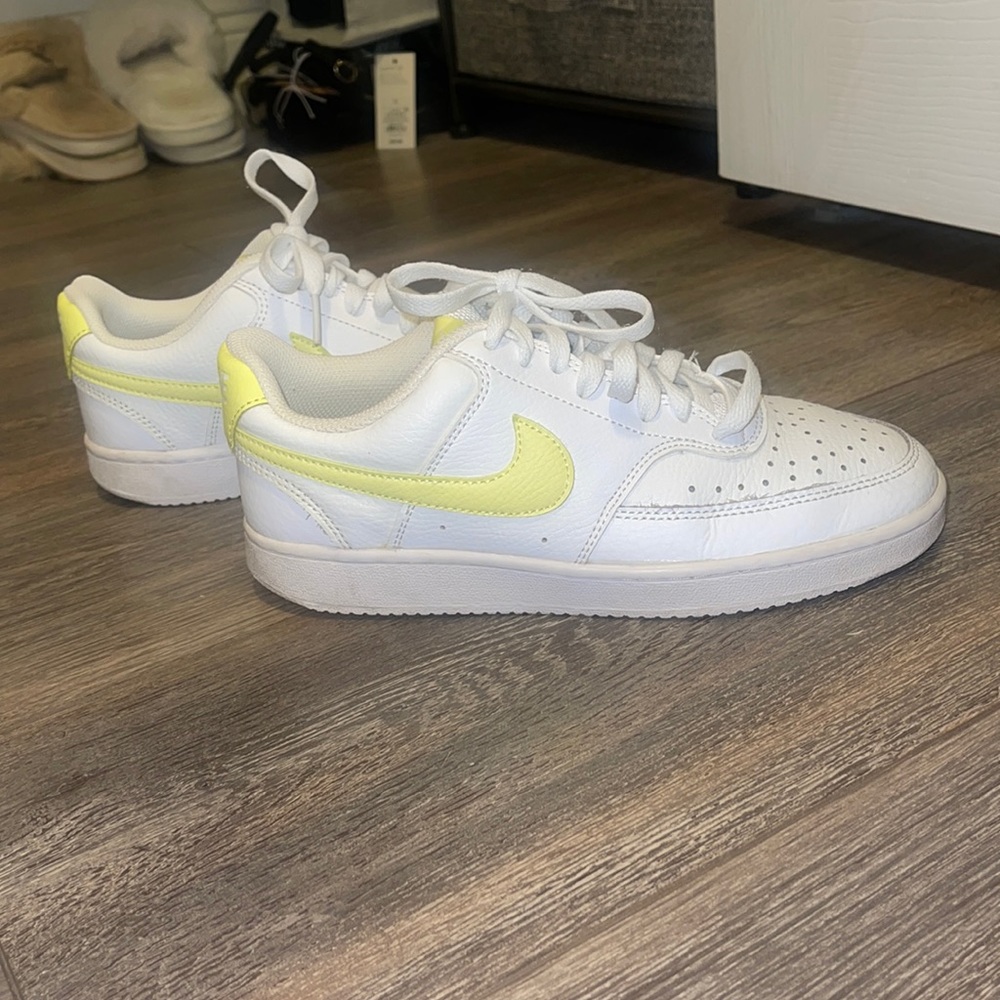 Nike Court Vision- Yellow Size 7. Worn 2x and in great condition!!!